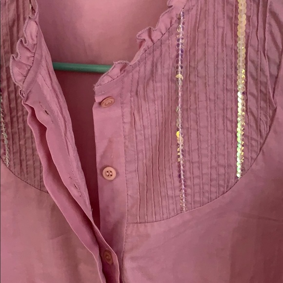 Fashion Art Top w/ Sequins - NWOT - Picture 5 of 6